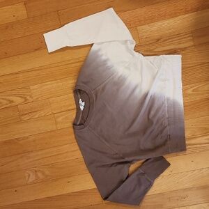 Women's Size Small Joy Lab Brown and White Sweatshirt